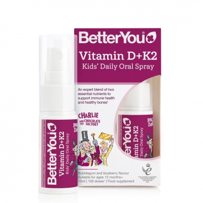 Better You Vitamin D + K2 Kids Daily Oral Spray 15ml